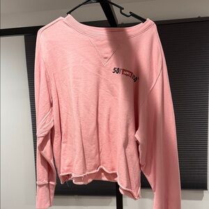 Levi's Women's Soft Pink Logo Sweatshirt